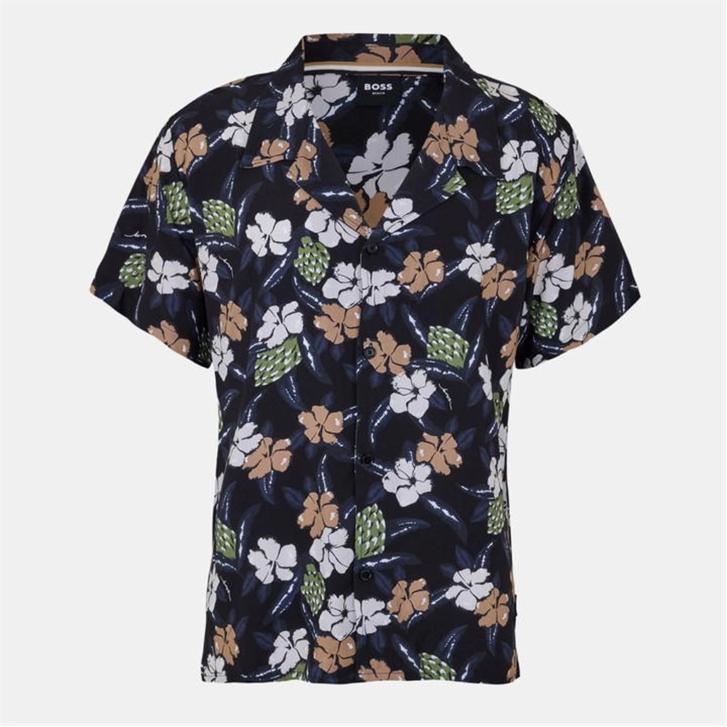 Hugo Boss Beach Shirt 10268906 01 - Black